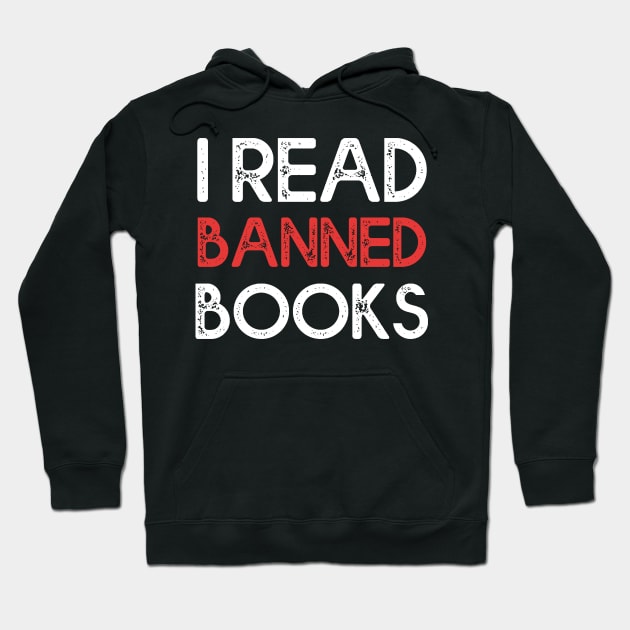 I Read Banned Books Avid Readers, Bookworm Hoodie by MasliankaStepan